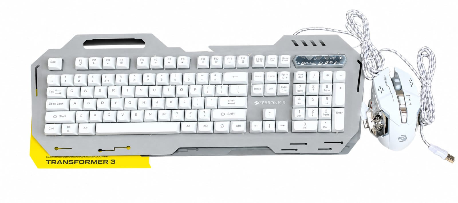 Zebronics Gaming Keyboard & Mouse Combo Transformer 3