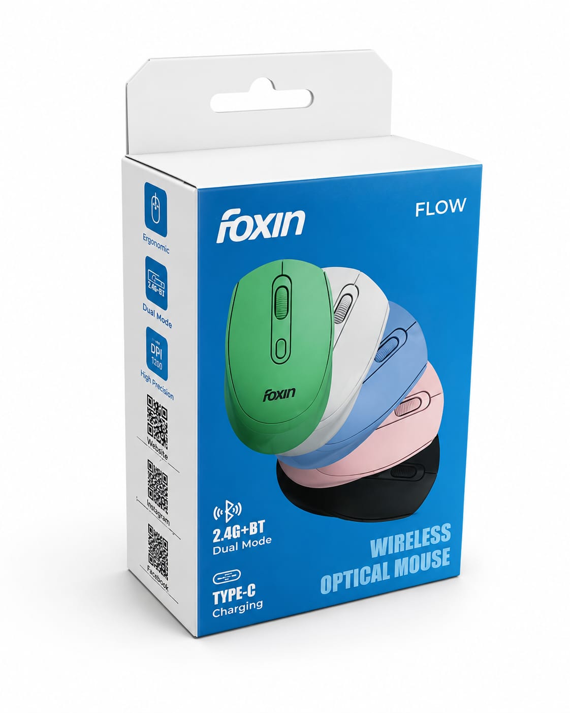 FOXIN FLOW WIRELESS OPTICAL MOUSE